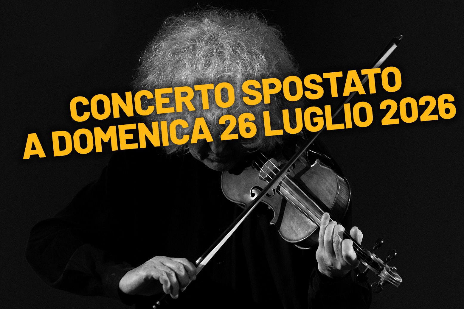 Rimborsi per concerto Angelo Branduardi